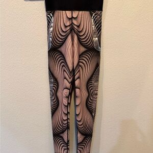 Ultracor Black and Brown Patterned Leggings